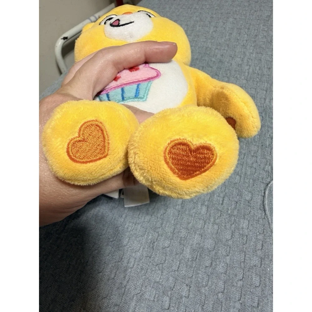 Care Bears Yellow Birthday Bear Stuffed Animal Plush Cupcake Party Hat 12